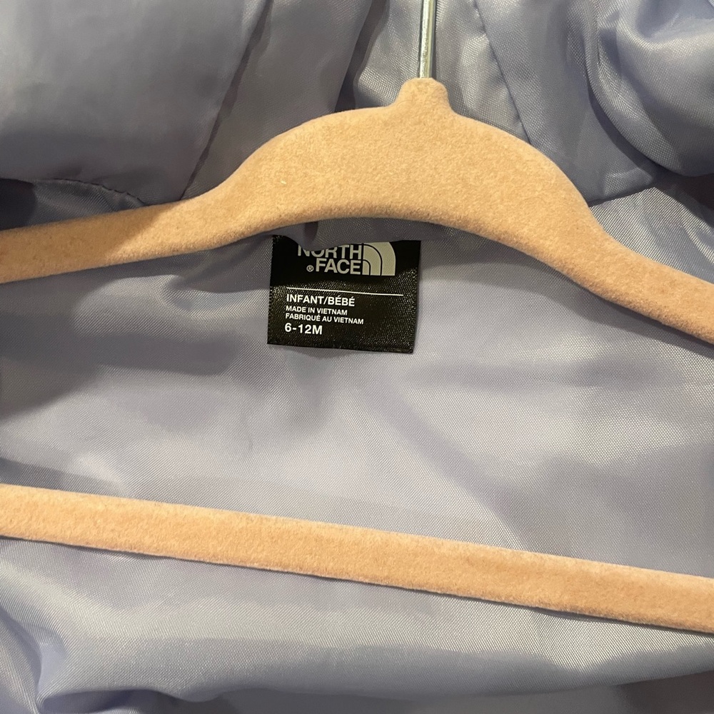 Purple baby The north face rain Jacket